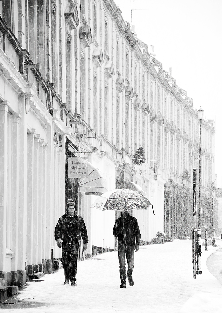David Elder - Montpellier Street in the snow